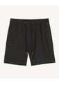 Bermuda Encauchada Regular  Para Hombre Negro Seven Seven de Seven Seven