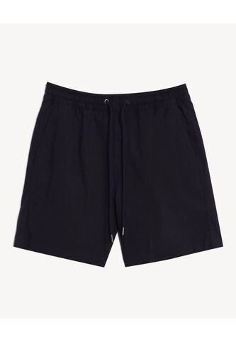 Bermuda Encauchada Rustica  Para Hombre Azul Seven Seven Seven Seven