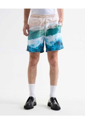 Pantaloneta Para Hombre De Baño Larga Color Azul Marca Seven Seven #45280079