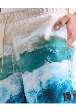 Pantaloneta Para Hombre De Baño Larga Color Azul Marca Seven Seven #45280079