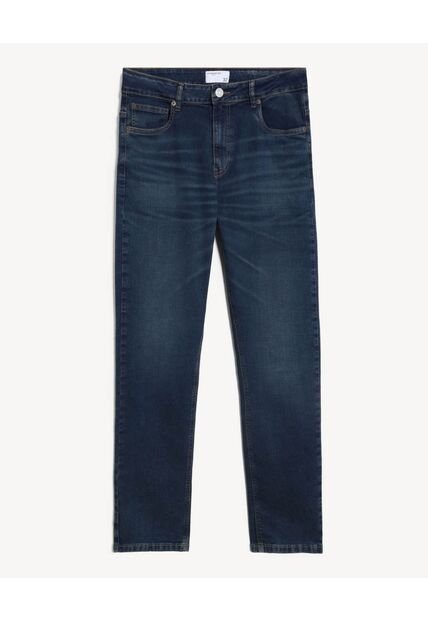 Jean Regular Tono Oscuro  Para Hombre Azul Seven Seven