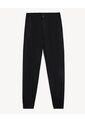 Jogger Con Pretina Encauchada  Para Hombre Negro Seven Seven de Seven Seven