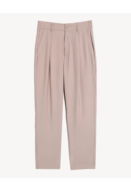 Pantalón Sastrero Fluido  Para Hombre Beige Seven Seven