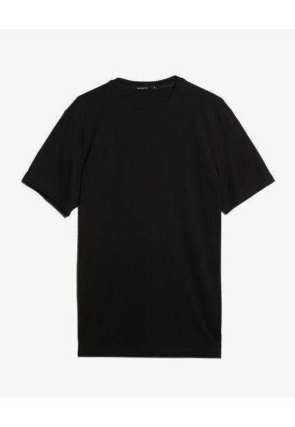 Camiseta Para Hombre Manga Corta Cuello Redondo Color Negro Marca Seven Seven #45092726