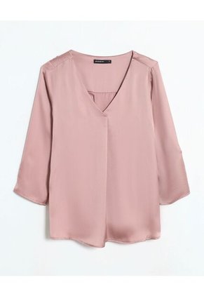 Blusa  Para Mujer Manga 3/4 Color Rosa Marca Seven Seven #28124091