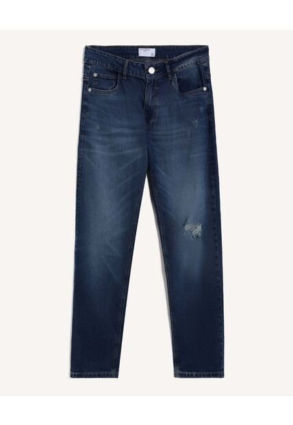 Jean Slim Tono Oscuro  Para Hombre Azul Seven Seven