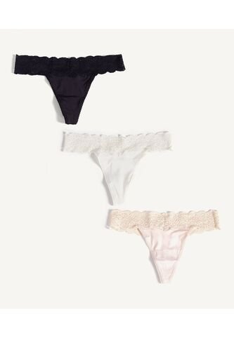 Panty Para Mujer Tanga Color Unicolor Marca Seven Seven #28800077 Seven Seven