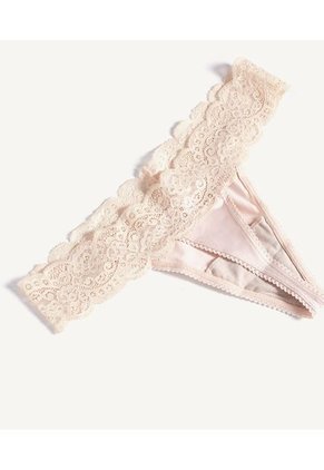 Panty Para Mujer Tanga Color Unicolor Marca Seven Seven #28800077