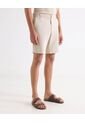 Short Chino Básico  Para Hombre Beige Seven Seven de Seven Seven