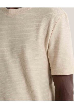 Camiseta Para Hombre Manga Corta Cuello Redondo Color Arena Marca Seven Seven #45092678