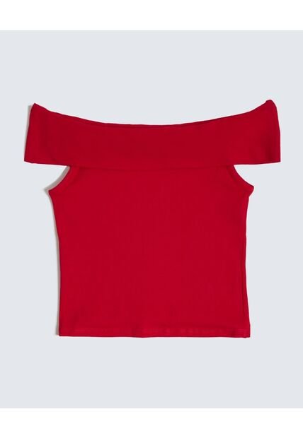 Camiseta Para Mujer Manga Corta Color Rojo Marca Seven Seven #28096145