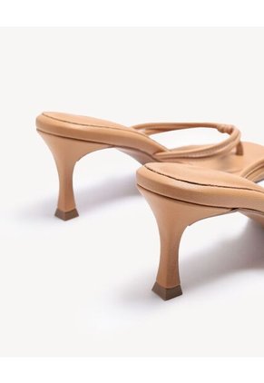 Sandalias De Tacón - Seven Studio | Maygel Coronel  Para Mujer Beige Seven Seven