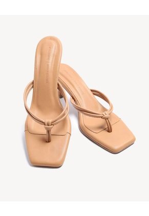 Sandalias De Tacón - Seven Studio | Maygel Coronel  Para Mujer Beige Seven Seven