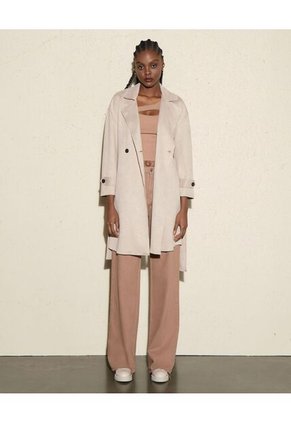 Chaqueta Para Mujer Abrigo Color Arena Marca Seven Seven #28080816