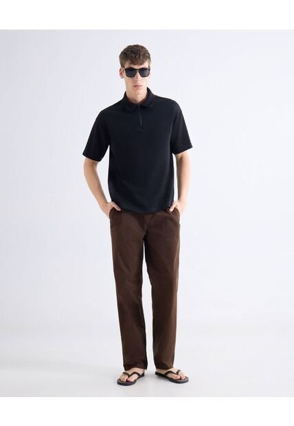 Jogger Straight  Para Hombre Café Seven Seven