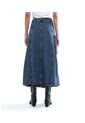Falda Para Mujer Largo Color Azul Medio Marca Seven Seven #28140900 de Seven Seven
