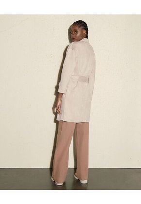 Chaqueta Para Mujer Abrigo Color Arena Marca Seven Seven #28080816