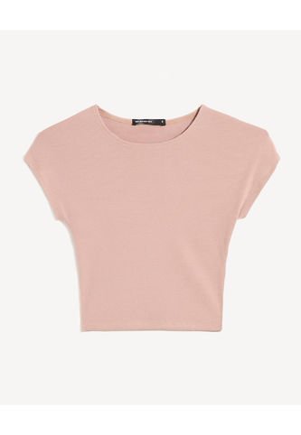 Camiseta Para Mujer Manga Corta Cuello Redondo Color Rosado Marca Seven Seven #28096402 Seven Seven