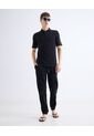 Jogger Cargo Con Bolsillos  Para Hombre Negro Seven Seven de Seven Seven