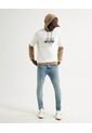 Jeans Skinny Tono Claro  Para Hombre Azul Seven Seven de Seven Seven