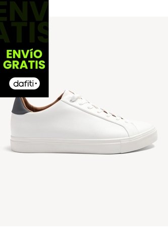 Tenis Minimal White  Para Hombre Crudo Seven Seven Seven Seven