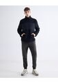 Jogger Con Pretina Encauchada  Para Hombre Gris Seven Seven de Seven Seven