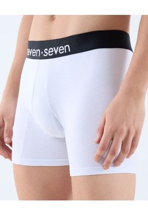 Pack X 3 Bóxer Medio X3 Para Hombre Blanco Seven Seven