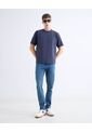 Jean Regular Tono Oscuro  Para Hombre Azul Seven Seven de Seven Seven