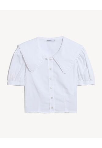 Blusa Para Mujer Manga Corta Color Crudo Marca Seven Seven #28124081 Seven Seven