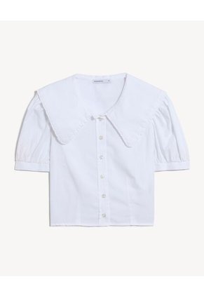 Blusa Para Mujer Manga Corta Color Crudo Marca Seven Seven #28124081