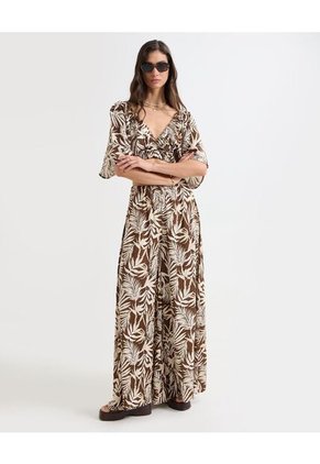 Pantalon Para Mujer  Color Arena Marca Seven Seven #28071842