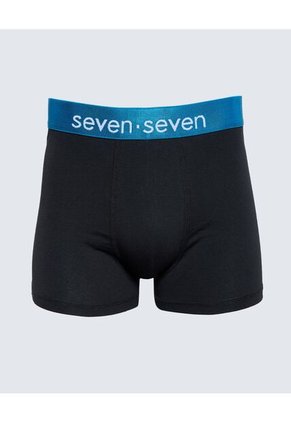 Pack X 3 Bóxer Corto X3 Para Hombre Negro Seven Seven