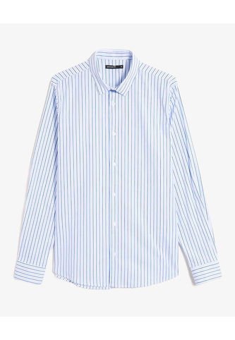 Camisa Para Hombre Manga Larga Sin Bolsillo Cuello Casual M Color Azul Marca Seven Seven #45012148 Seven Seven