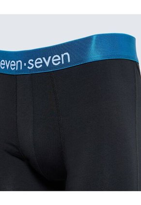 Pack X 3 Bóxer Corto X3 Para Hombre Negro Seven Seven
