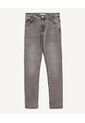 Jean Skinny Tono Gris Con Desgastes  Para Hombre Gris Seven Seven de Seven Seven