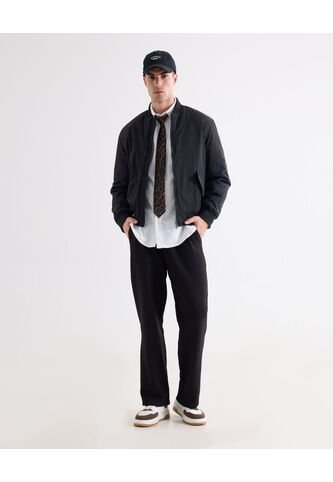 Pantalón Straight Sastrero  Para Hombre Negro Seven Seven Seven Seven