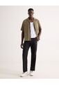Pantalón Cargo Con Bolsillos  Para Hombre Negro Seven Seven de Seven Seven