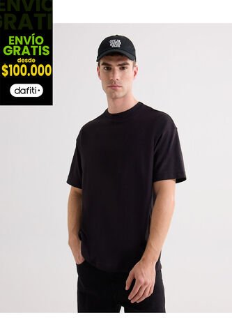 Camiseta Para Hombre Manga Corta Cuello Redondo Color Negro Marca Seven Seven #45092729 Seven Seven