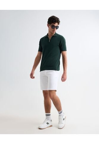 Bermuda Tipo Chino Con Bolsillos  Para Hombre Crudo Seven Seven Seven Seven
