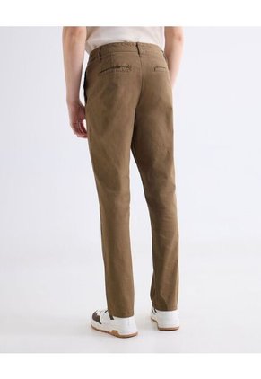 Pantalón Chino Regular  Para Hombre Camel Seven Seven