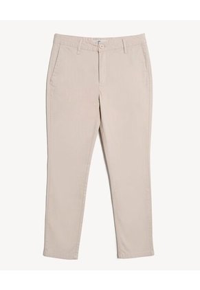 Pantalón Chino Regular En Drill  Para Hombre Crudo Seven Seven