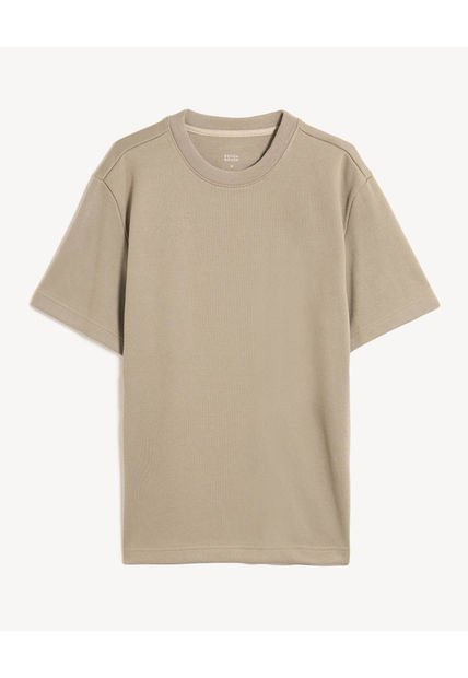 Camiseta Para Hombre Manga Corta Cuello Redondo Color Verde Marca Seven Seven #45092759