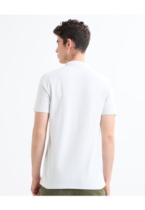 Polo Para Hombre Cuello Mao  Color Gris Claro Marca Seven Seven #45110877