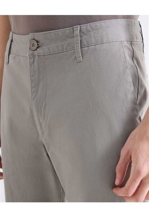 Pantalón Chino Regular  Para Hombre Gris Seven Seven