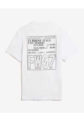 Camiseta Con Estampado Fw07  Para Hombre Crudo Seven Seven