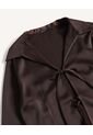 Blusa Anudado Delantero  Para Mujer Café Seven Seven de Seven Seven