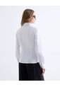 Camisa Estructurada Manga Larga  Para Mujer Blanco Seven Seven de Seven Seven