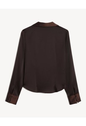 Blusa Anudado Delantero  Para Mujer Café Seven Seven