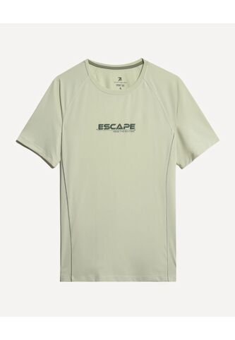 Camiseta Para Hombre Manga Corta Cuello Redondo Color Verde Marca Seven Seven #45092691 Seven Seven