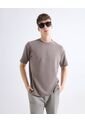 Camiseta Relaxed Fluida  Para Hombre Taupe Seven Seven de Seven Seven